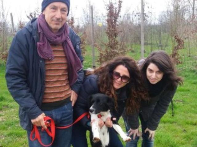 Hope con la sua famiglia